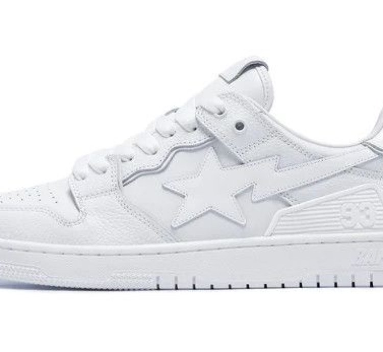 BAPE SK8 STA 3 WHITE SIZE 7