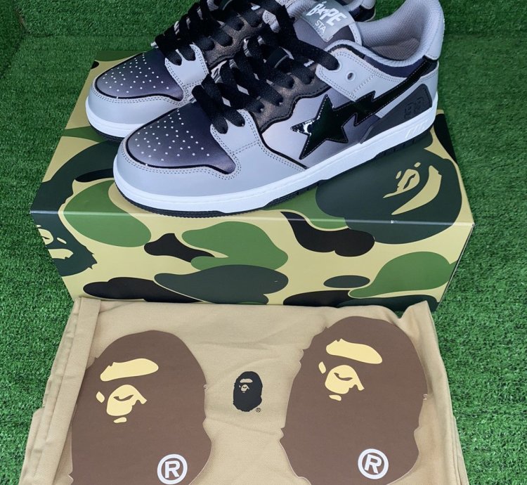 BAPE SK8 STA 5 BLACK SIZE 11