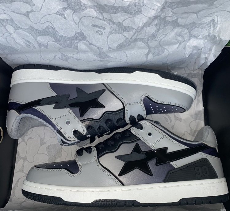 BAPE SK8 STA 5 BLACK SIZE 11