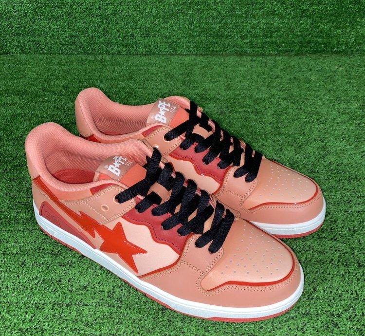 BAPE SK8 STA 5 ORANGE SIZE 12