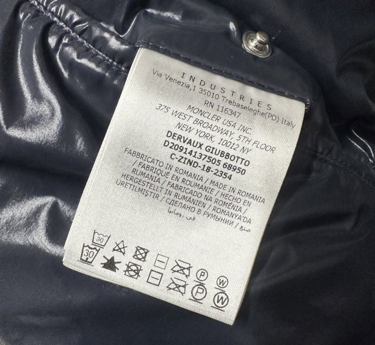 Moncler Genius Dervaux mens jacket puffer 4 XL blue