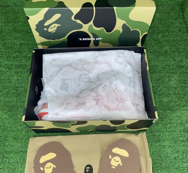 BAPE SK8 STA 5 ORANGE SIZE 7