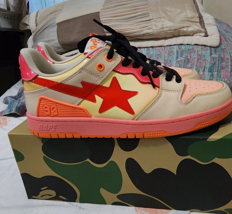 Bape Sk8 Sta M1 Orange