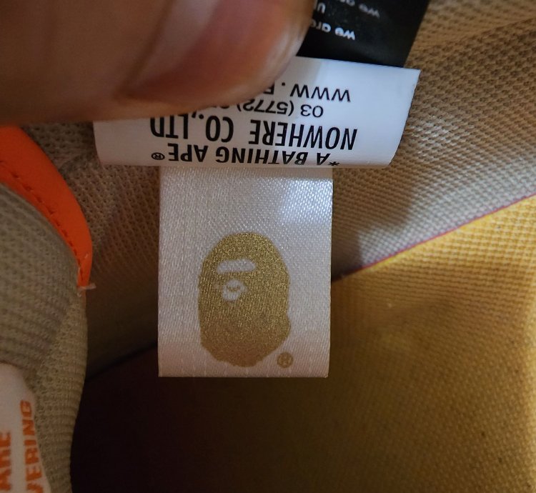 Bape Sk8 Sta M1 Orange