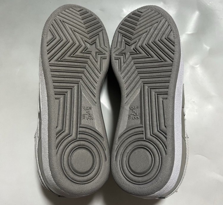 BAPE sk8 sta silver