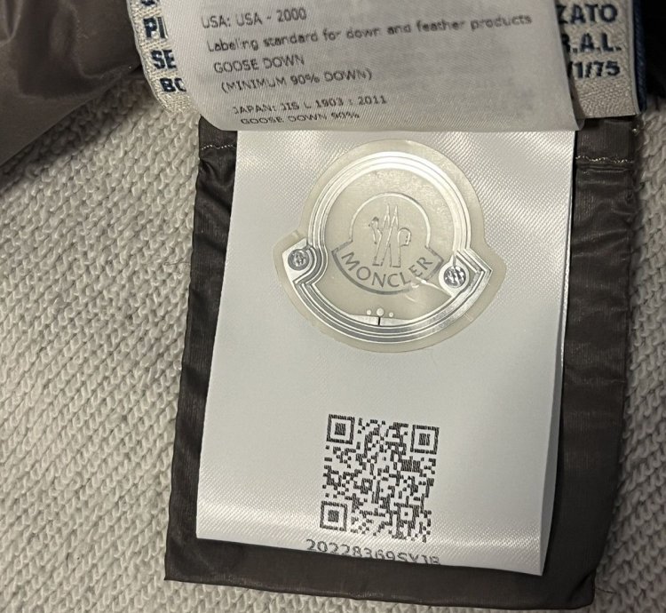 Moncler grey cardigan jacket