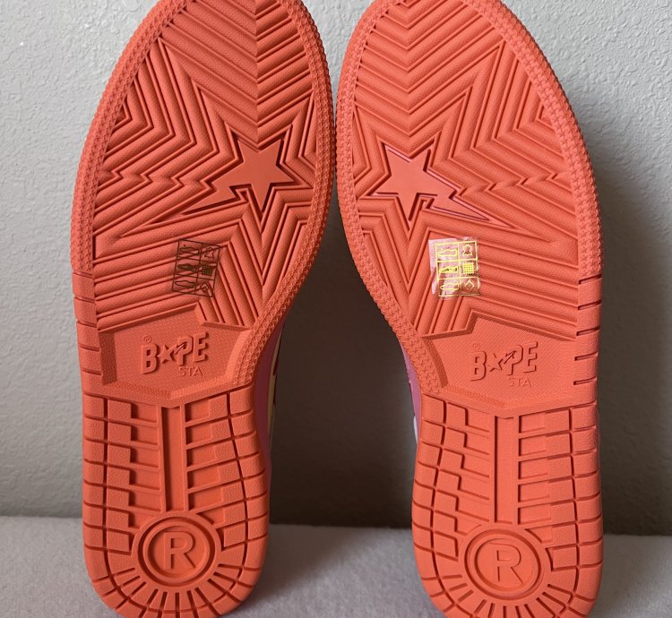 Bape Sk8 Sta Sneaker Orange
