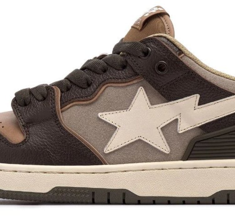 BAPE SK8 STA US11 Brown Ivory