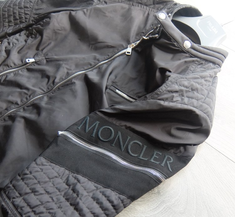 Moncler Jacket 3 black jaur logo light