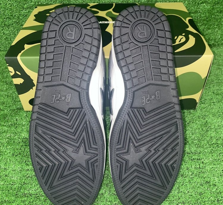Bape Sk8Sta 5 Black Gray Size 10