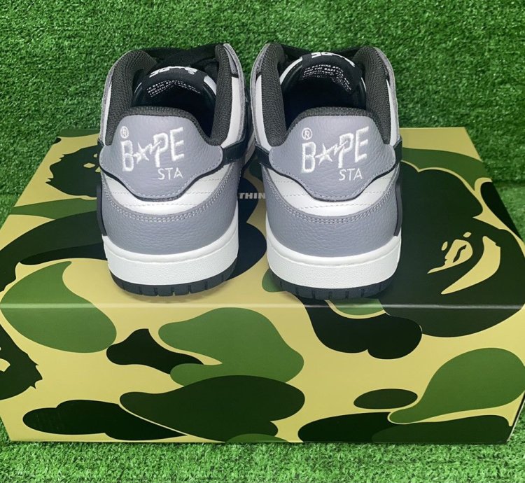 Bape Sk8Sta 5 Black Gray Size 10