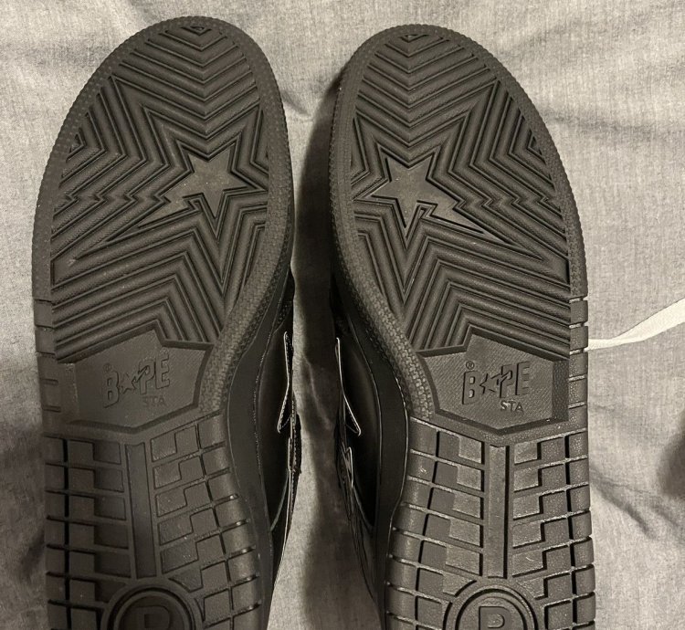 Bape Sk8sta Black Silver