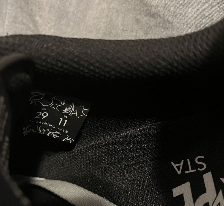 Bape Sk8sta Black Silver