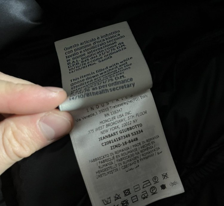Moncler Jeanbart down jacket