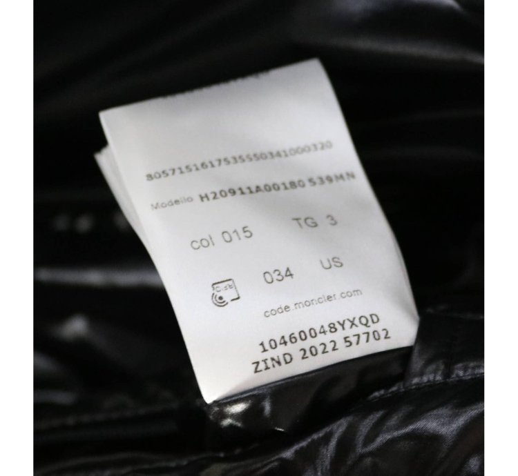 Moncler Korovin Down Puffer Jacket Size 3 Medium Large