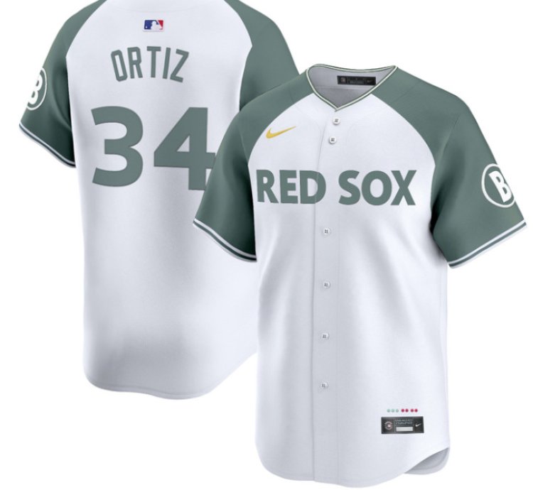 David Ortiz Jersey #34 Boston Red Sox 2025 City Connect Vapor Premier Limited Stitched Alternate