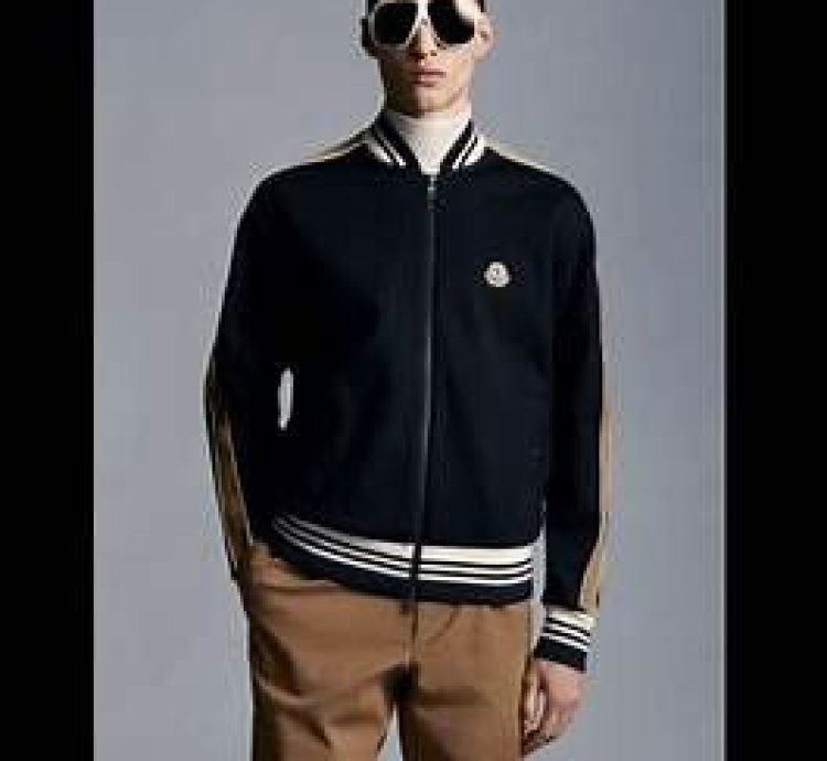 MONCLER LOGO TRACK JACKET- CARDIGAN