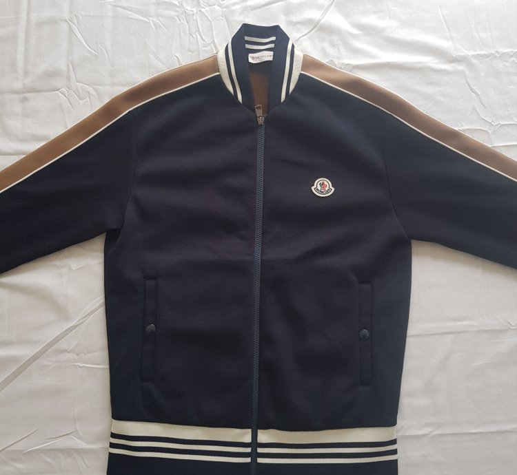 MONCLER LOGO TRACK JACKET- CARDIGAN