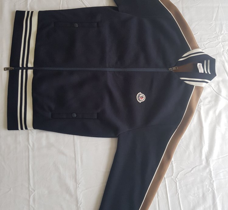 MONCLER LOGO TRACK JACKET- CARDIGAN