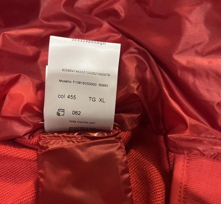Moncler Maglia Cardigan Jacket size XL (Fits Like Large)