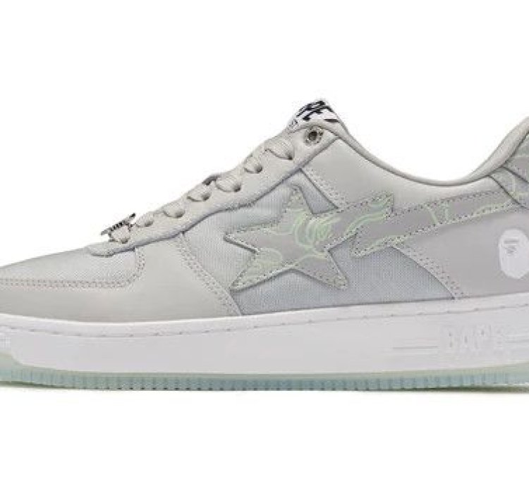 BAPE STA 1 LINE CAMO GRAY SIZE 11