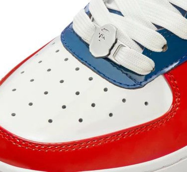 BAPE STA 1 USA FRANCE RED WHITE BLUE SIZE 13