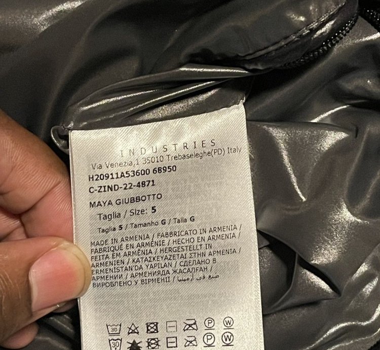 Moncler Maya Black Down Jacket
