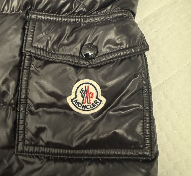 Moncler maya black puffer jacket