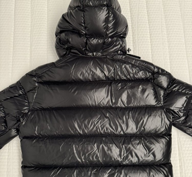 Moncler maya black puffer jacket