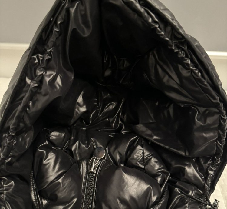 Moncler maya black puffer jacket