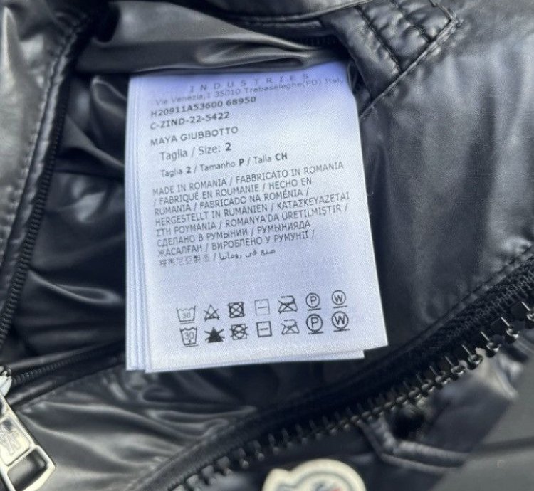 Moncler Maya Down Jacket Black