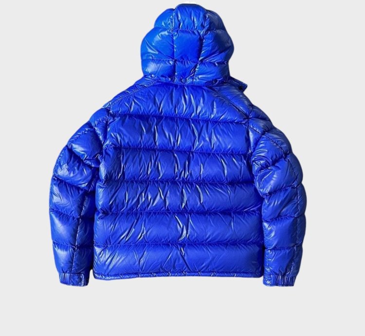 Moncler Maya Giubbotto Blue Jacket Size 6