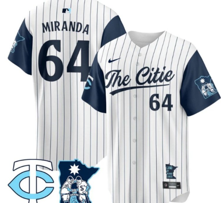 Jose Miranda Jersey #64 Minnesota Twins 2025 City Connect Concept Stitched White