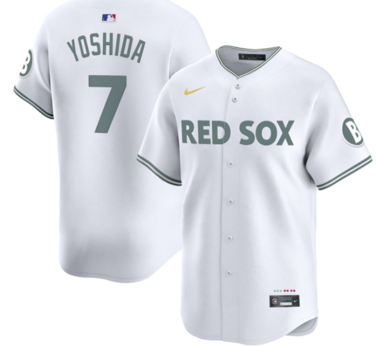Masataka Yoshida Jersey #7 Boston Red Sox 2025 City Connect Vapor Premier Limited Stitched White