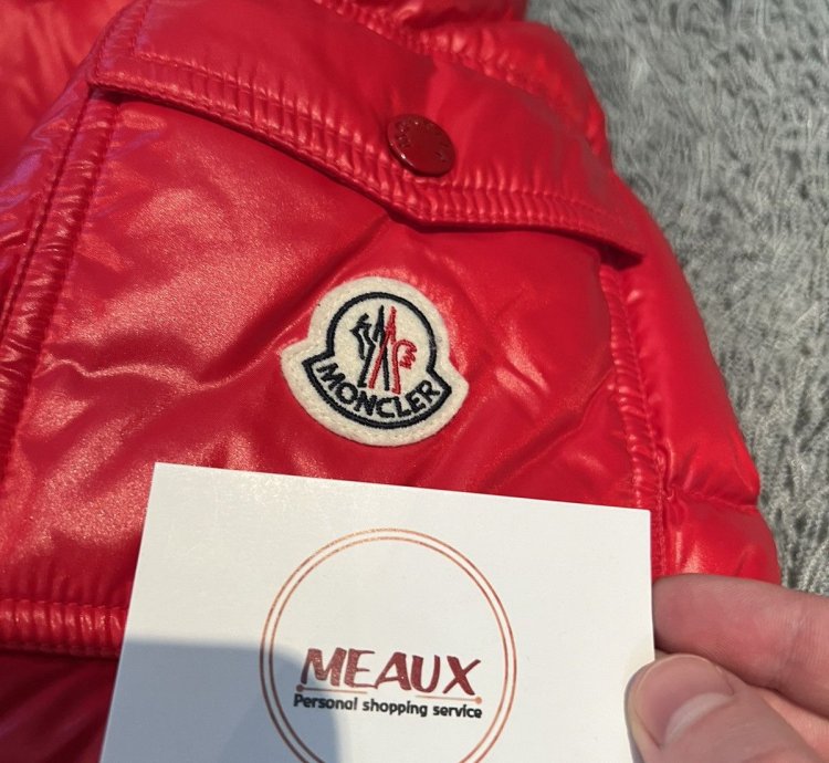 Moncler MAYA jacket red drake logo 2 montgenevre gui tib