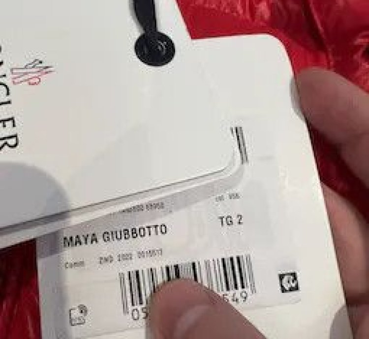 Moncler MAYA jacket red drake logo 2 montgenevre gui tib