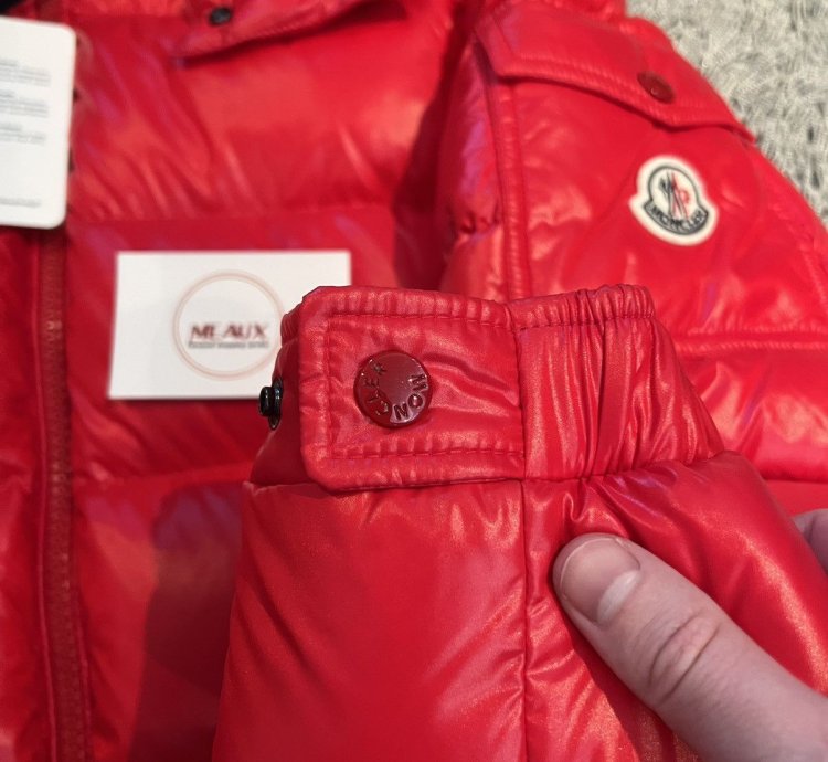 Moncler MAYA jacket red drake logo 2 montgenevre gui tib