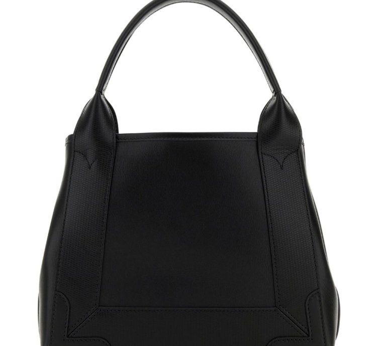 Balenciaga Debossed Logo Leather Tote Bag
