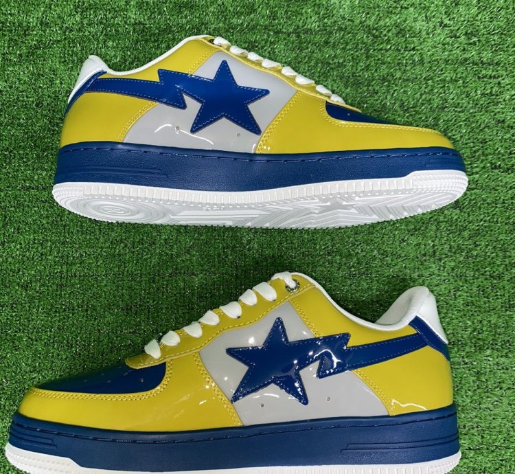 BAPE STA 2 YELLOW BLUE SIZE 12