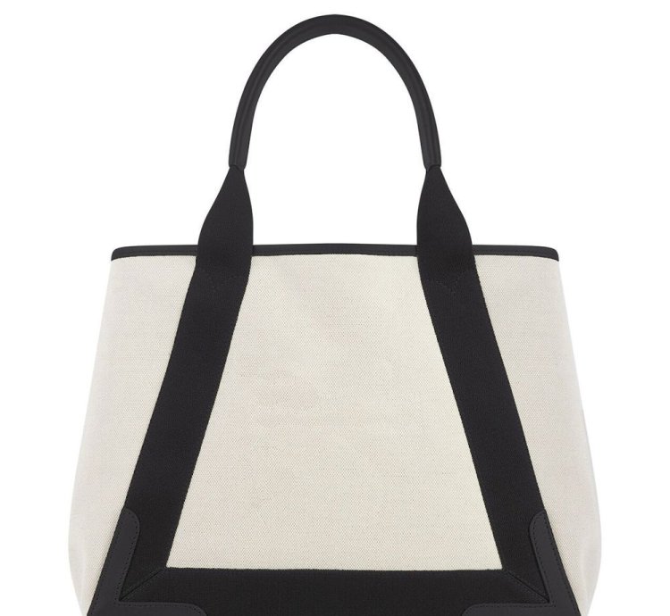 Balenciaga Medium Navy Cabas Tote Bag