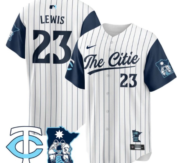 Royce Lewis Jersey #23 Minnesota Twins 2025 City Connect Concept Stitched White