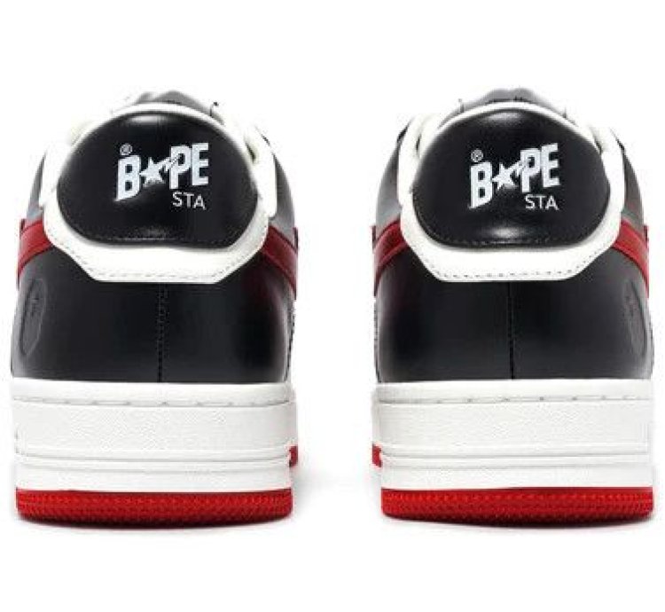 BAPE STA 3 BLACK RED SIZE 9