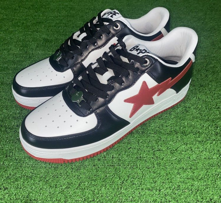 BAPE STA 3 BLACK RED SIZE 9