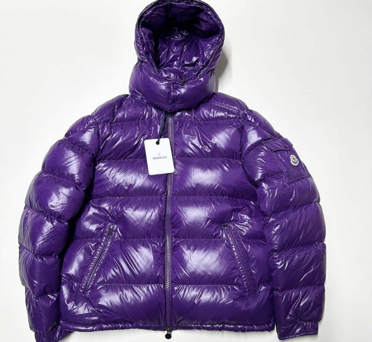 Moncler Maya mens puffer jacket Purple size 6 2XL 3XL XXL
