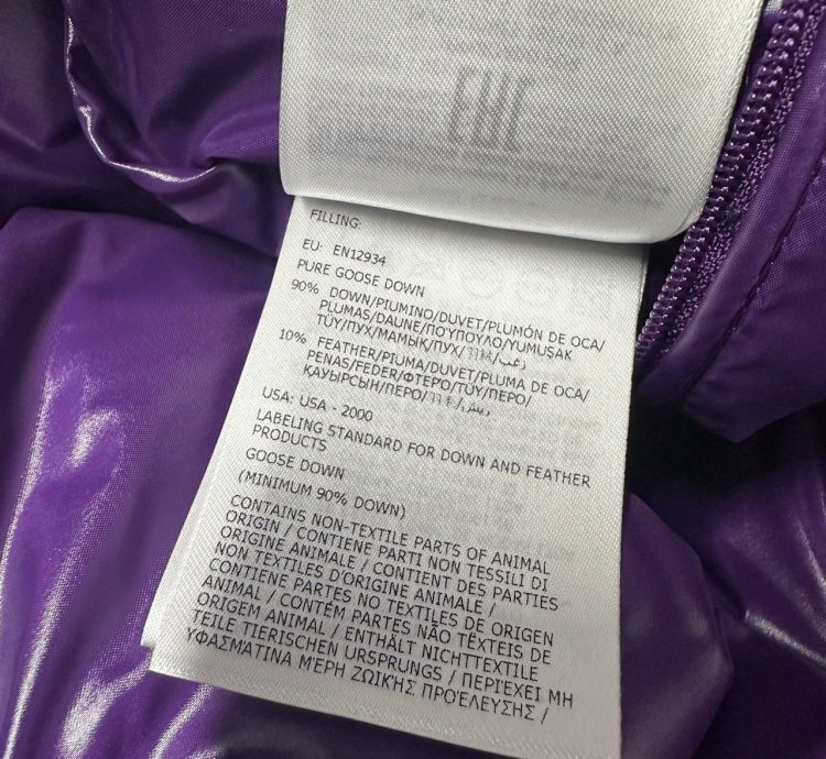 Moncler Maya mens puffer jacket Purple size 6 2XL 3XL XXL