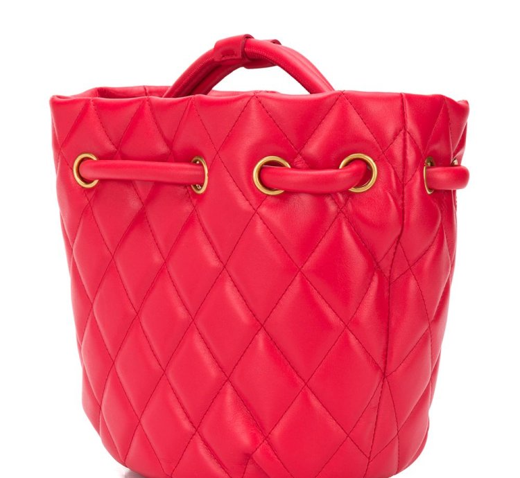 Balenciaga Small B Quilted Bucket Bag