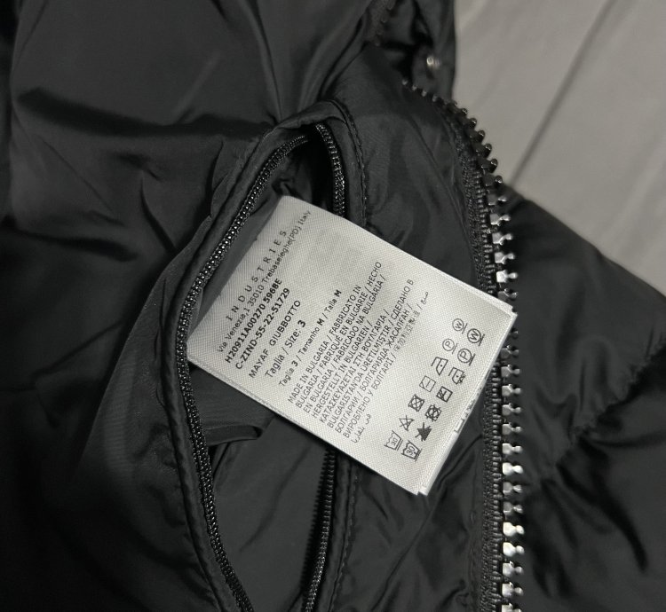 Moncler Mayaf Down Puffer Jacket Size 3 Black