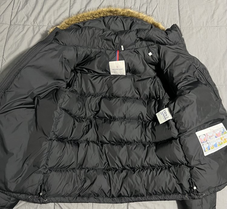 Moncler Mayaf Down Puffer Jacket Size 3 Black