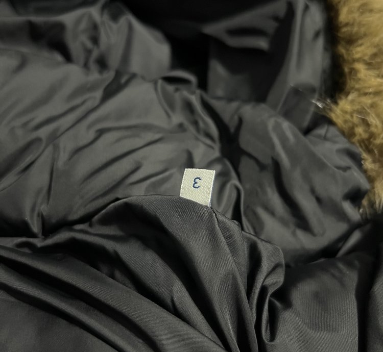 Moncler Mayaf Down Puffer Jacket Size 3 Black