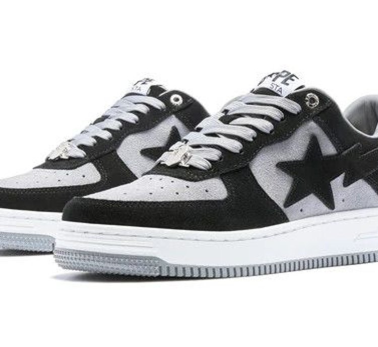 BAPE STA 3 SUEDE BLACK SIZE 9